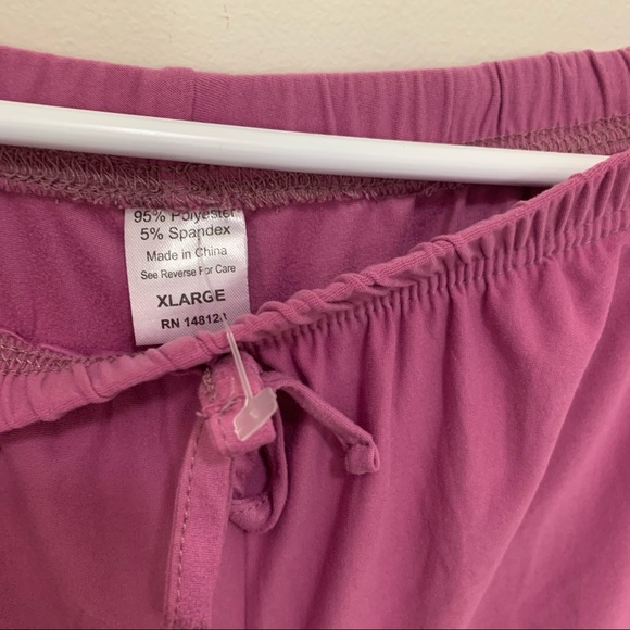 Mentally Exhausted Embroidered Pocket loungewear Sleepwear Set size XL - Picture 3 of 15